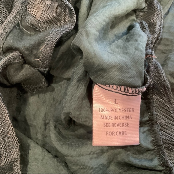 Wishlist Apparel Emerald Bodysuit Sz L - Picture 11 of 13